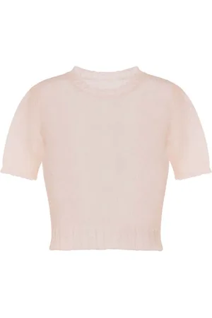 Maison Margiela Transparent strikket top