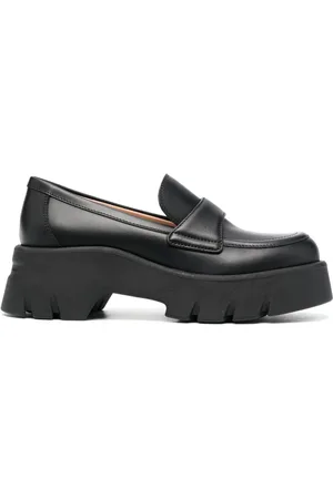 Gianvito Rossi 75mm mules med knudedetalje