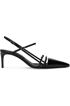 Dolce & Gabbana Pumps i læder med DG-plade