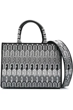 Furla Tote med jacquard-tryk