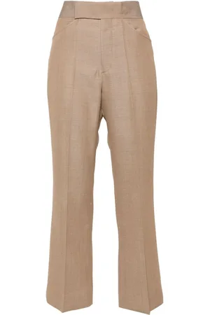 Victoria Beckham Cropped bukser med svaj