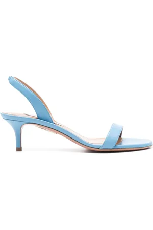 Aquazzura So Nude 50mm sandaler i læder