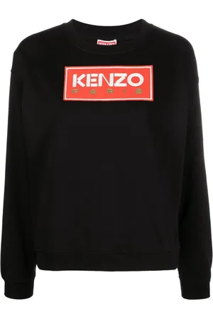 Kenzo Sweatshirt med rund hals og logomærker