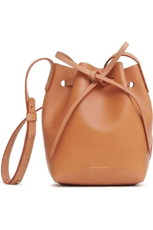 Mansur Gavriel Lille bucket-taske i læder