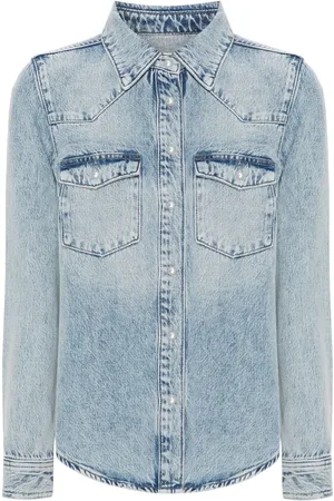 Frame Heritage denimskjorte med vasket effekt