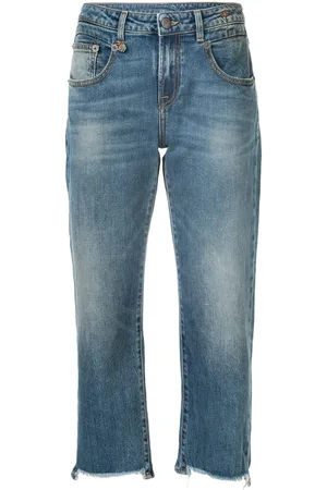 R13 Cropped jeans med lige ben