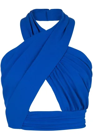 Balmain Top med halterneck og krydsende stropper