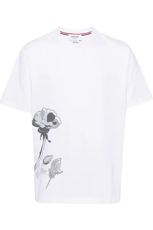 Thom Browne T-shirt med blomstertryk