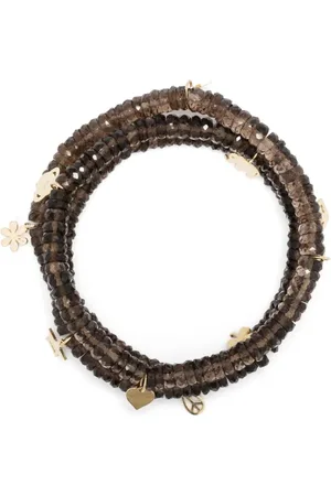 Sydney Evan Tiny Pure Icon armbånd i 14 karat guld med topas