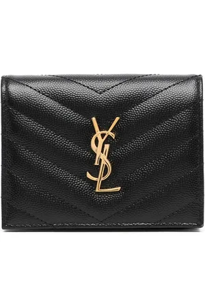 Saint Laurent Nopret kortholder med logoplade