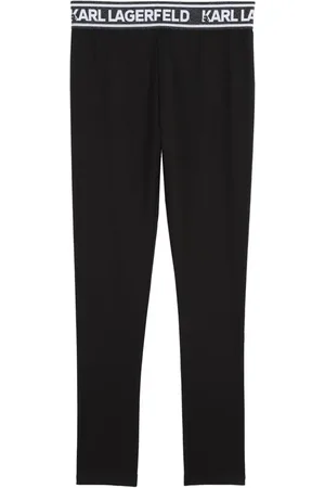 Karl Lagerfeld Leggings med logobånd i taljen