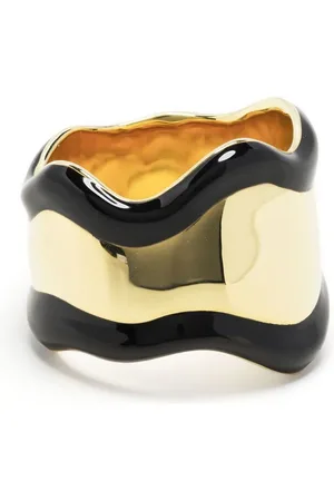 ESHVI Tofarvet wave ring