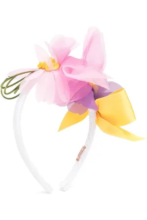 MONNALISA Hårbånd med blomsterapplikationer