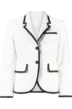 Thom Browne Blazer med grosgrain-kant