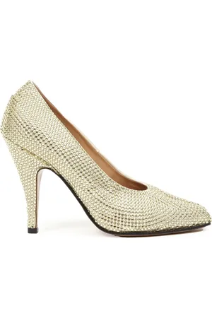Maison Margiela Tabi 110mm pumps med rhinstenudsmykning