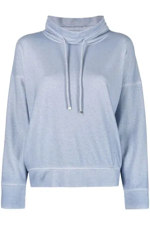 COLOMBO Langærmet sweatshirt med snoretræk i halsen