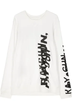 Takahiromiyashita The Soloist Langærmet sweatshirt med graffiti-tryk