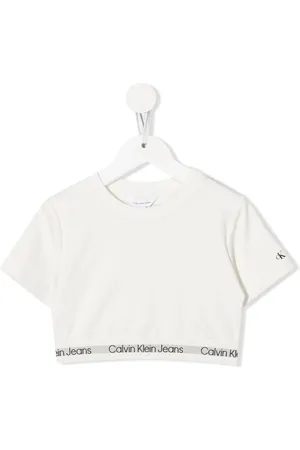 Calvin Klein Cropped T-shirt med logotryk