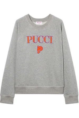 Puccini Sweatshirt med broderet logo