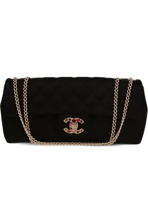 CHANEL 2009 diamant-quiltet skuldertaske