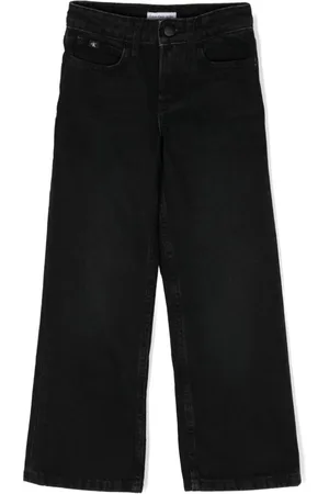 Calvin Klein Vaskede jeans med brede ben