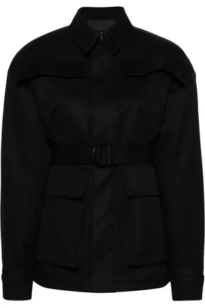 WARDROBE.NYC Drill parka med bælte