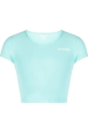 Sporty & Rich Croptop med logotryk