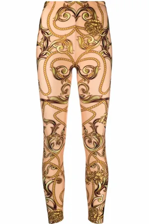 Philipp Plein Leggings med baroktryk