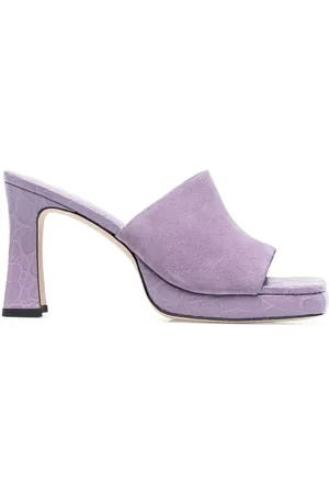 By Far 90mm mules i ruskind