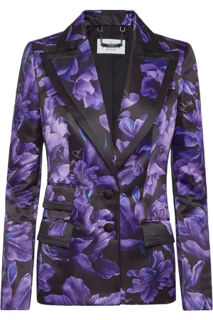 Philipp Plein Duchesse blazer med blomstertryk