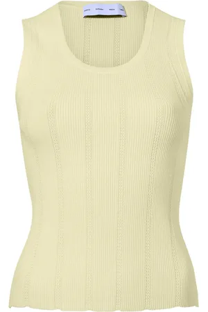 Proenza Schouler Perry kompakte pointelle ribstrikket top