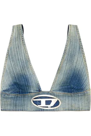 Diesel Cropped De-Elly-S denimtop
