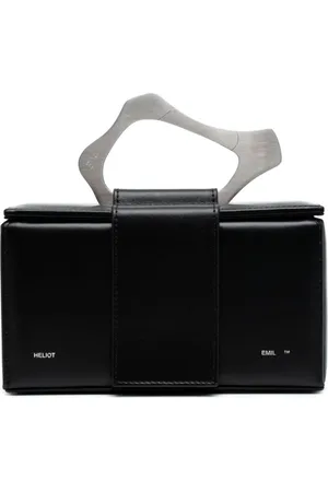 HELIOT EMIL Charred Carabiner clutch i læder