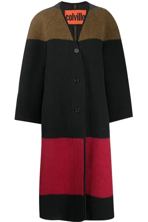 Colville Cardi-frakke med colourblocking