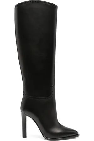Ralph Lauren Knæhøje Brently 100mm læderstøvler