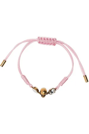 Alexander McQueen Armbånd med dødningehoved-vedhæng