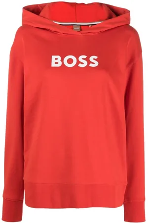 HUGO BOSS Hættetrøje med logotryk