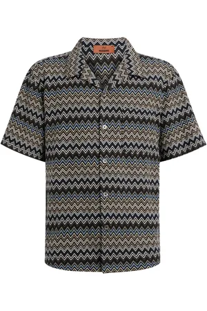 Missoni Bowling-skjorte med zigzagmønster