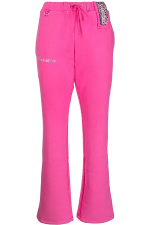 DOUBLET Joggingbukser med rhinsten-logo