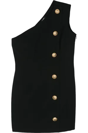 Balmain Kort kjole med én skulder