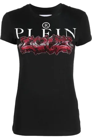 Philipp Plein Kortærmet T-shirt med logotryk