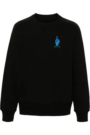 SACAI X Gonz sweater med teksttryk