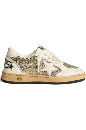 Golden Goose Ballstar sneakers med glimmer