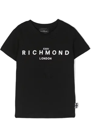 John Richmond T-shirt med logotryk
