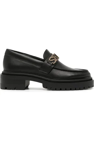 SENSO Monty læderloafers med logoplade