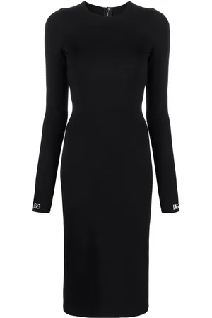 Dolce & Gabbana Skræddersyet kjole med lange ærmer