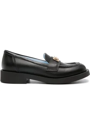 Chiara Ferragni Loafers i læder med firkantet tå