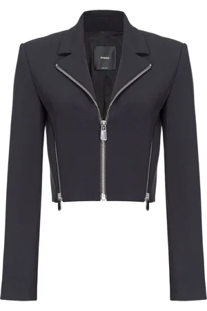 Pinko Cropped jakke i crepe