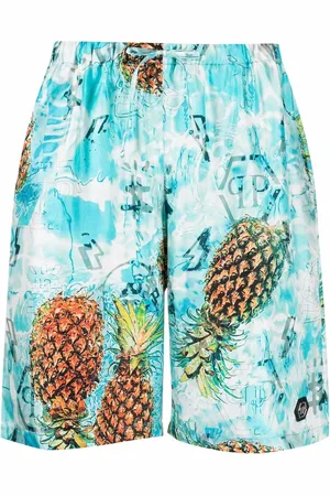 Philipp Plein Lounge-shorts med ananastryk
