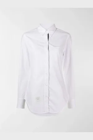 Thom Browne Skjorte med knapper og logomærke